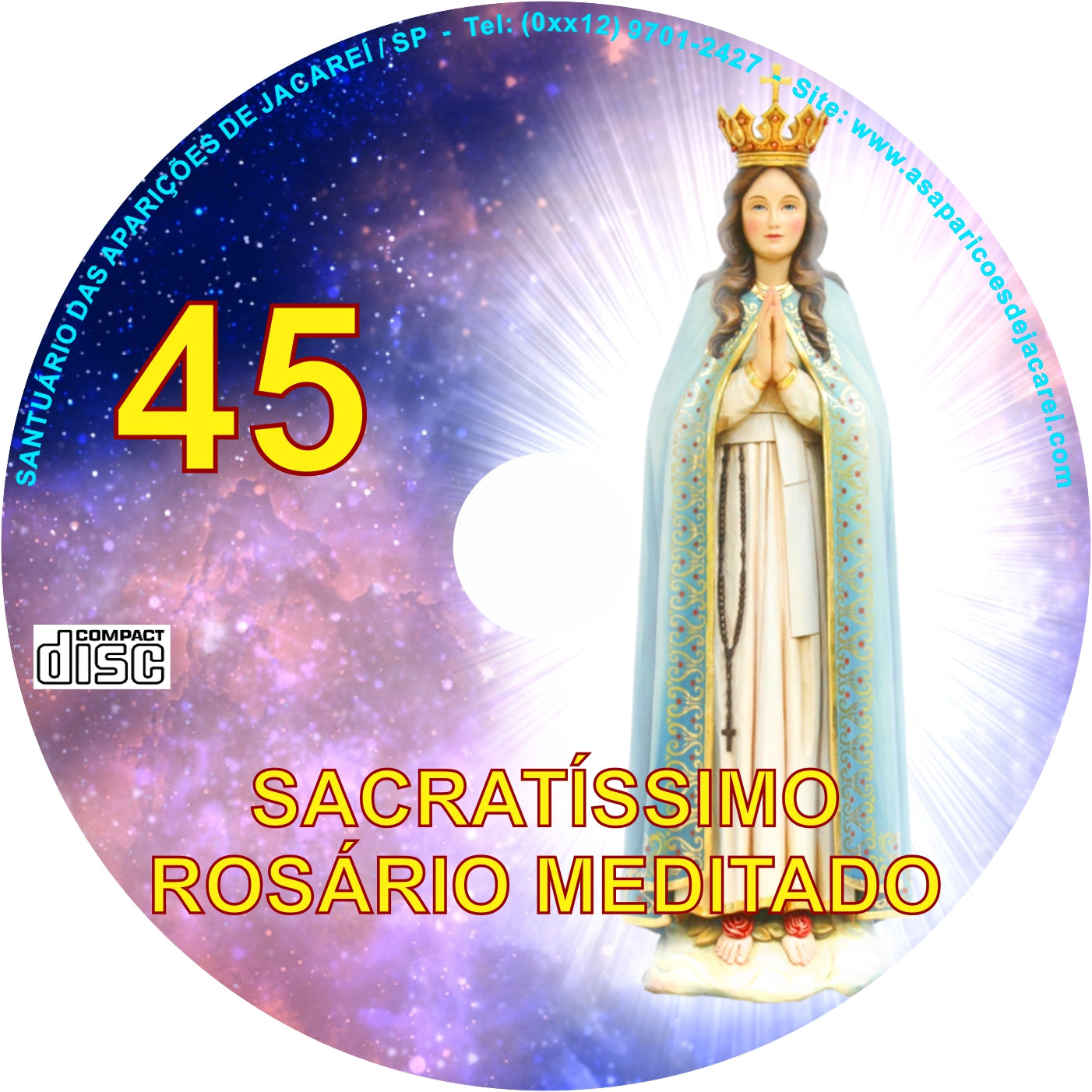 CD Rosário Meditado 045 CD Rosário Meditado 045